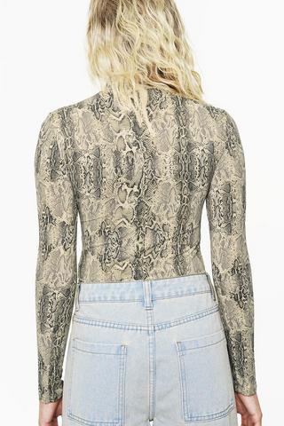 Snakeskin Skin Tight Bodysuit