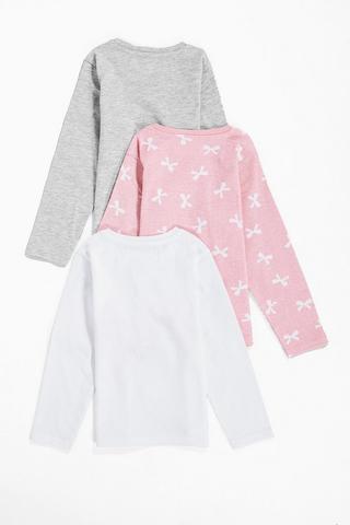 3 Pack Long Sleeve Tops