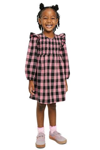 Check Fit And Flare Dress