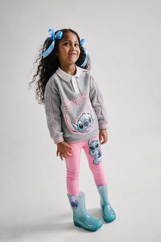 Stitch Sweat Top And Leggings Set