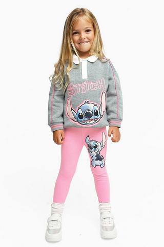 Stitch Sweat Top And Leggings Set