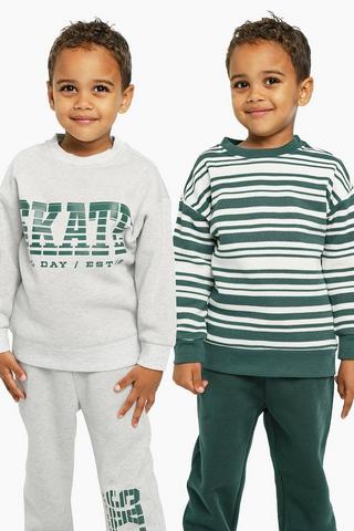 2 Pack Sweat Tops