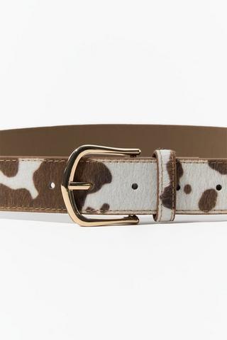 Animal Print Belt
