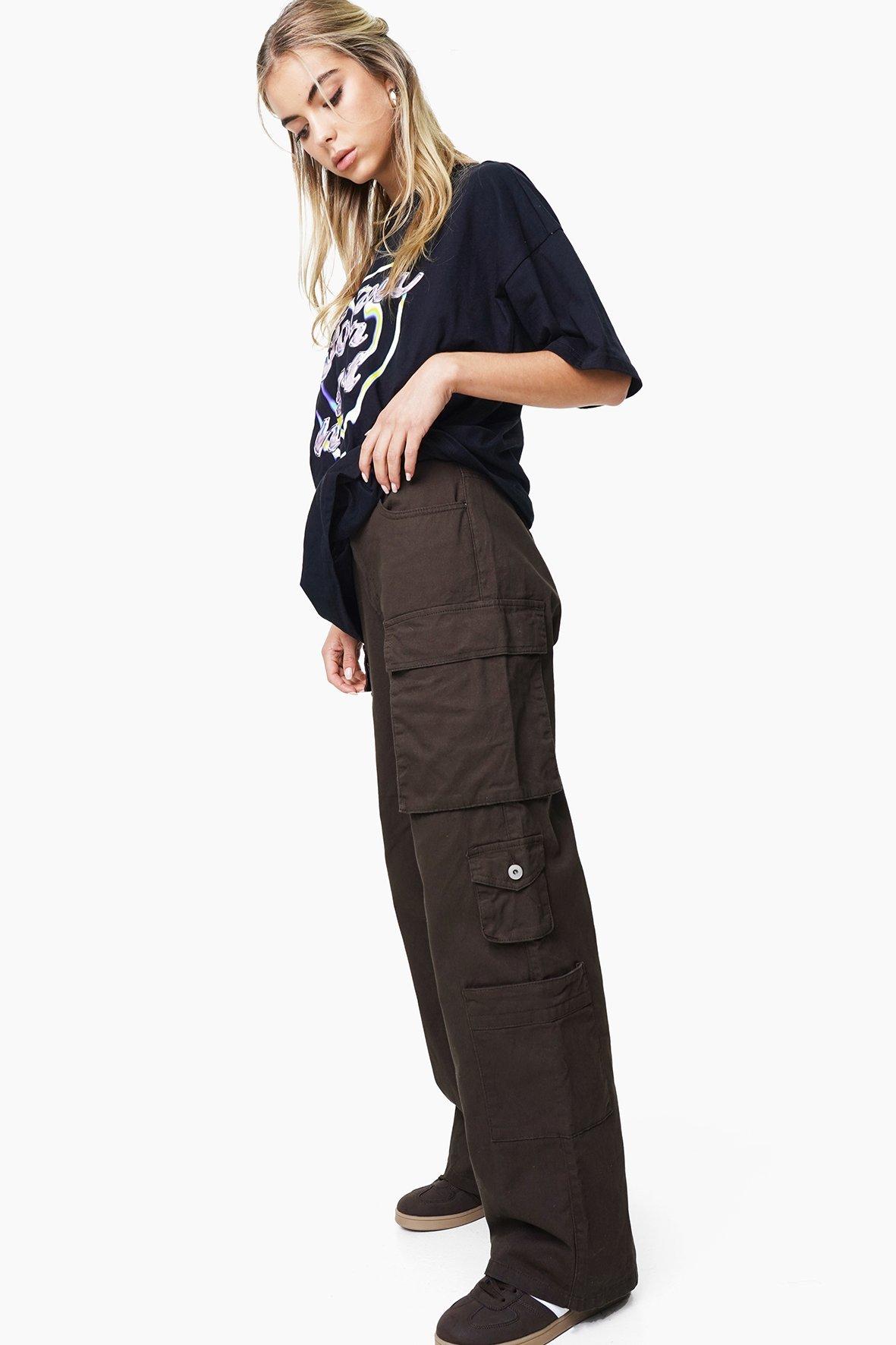 Wide Leg Cargo Pants