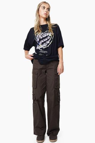 Wide Leg Cargo Pants