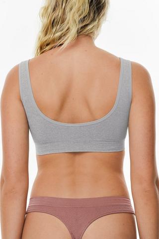 2 Pack Seamless Crop Bra