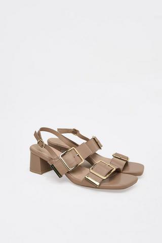 Ankle Strap Block Heel