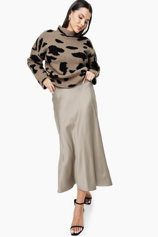 Satin Slip Skirt