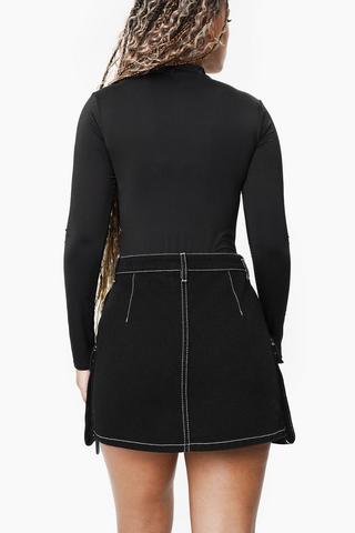 Skin Tight Turtle Neck Bodysuit