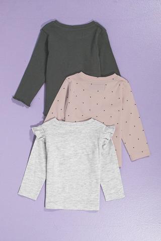 3 Pack Long Sleeve Tops