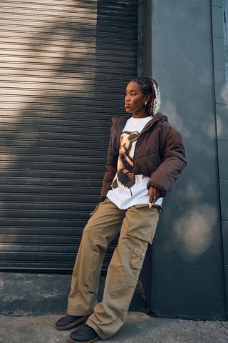 Wide Leg Cargo Pants