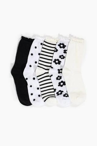 5 Pack Socks