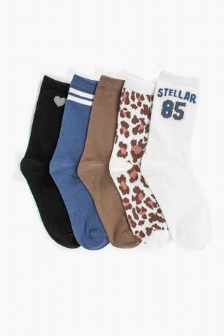 5 Pack Socks