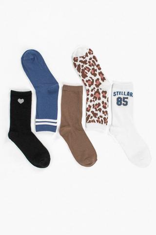 5 Pack Socks