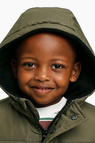 Hooded Puffer Parka Jacket