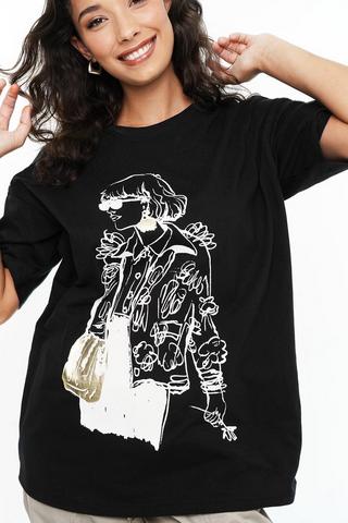 Oversized Statement T-Shirt