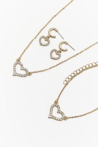 Necklace Bracelet And Earring Set