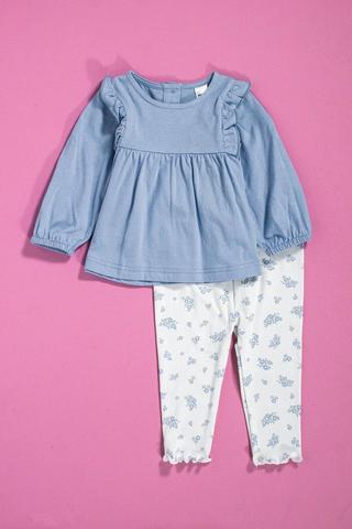 Long Sleeve Top And Leggings Set