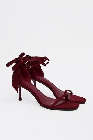 Bow Detail Stiletto Heel