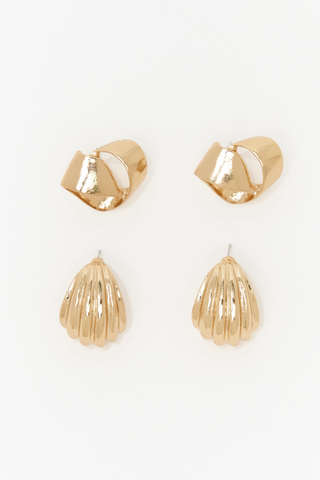2 Pack Stud Earrings