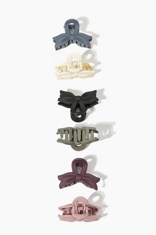 6 Pack Mini Hair Claw