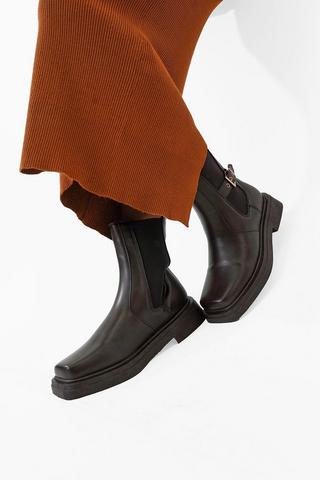 Buckle Chelsea Boot