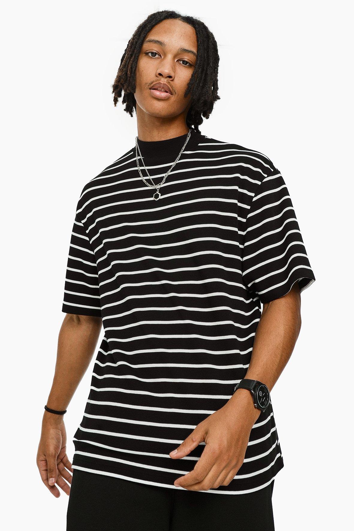 [Handmade] Turtle Neck Shirring T-Shirts – Ivory main image 1
