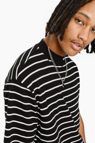 Turtle Neck Oversized T-Shirt
