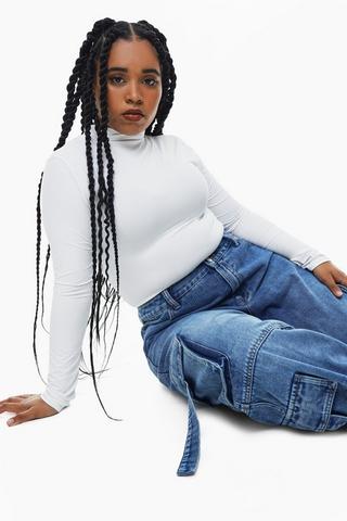 Skin Tight Turtle Neck Bodysuit
