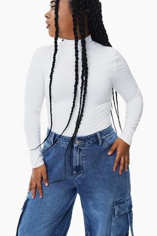 Skin Tight Turtle Neck Bodysuit