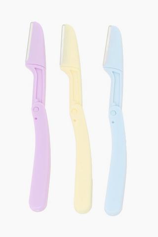 3 Pack Facial Razors