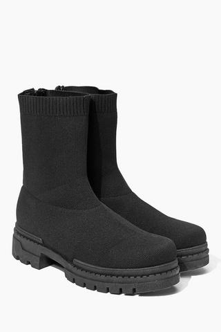 Chunky Chelsea Sock Boot