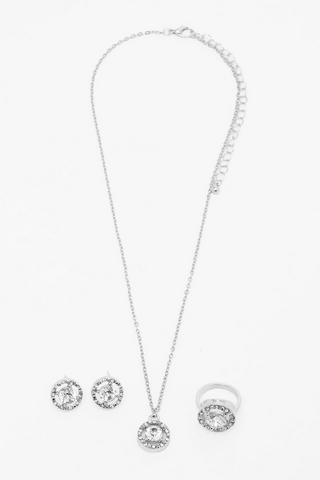 Necklace Ring And Earring Set