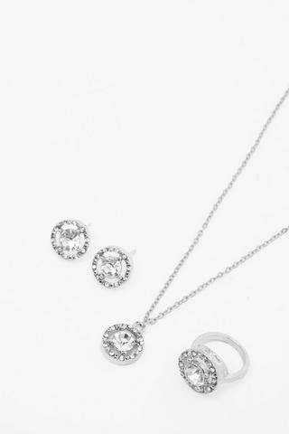 Necklace Ring And Earring Set