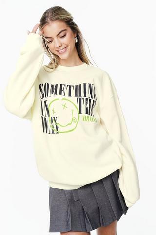 Nirvana Oversized Sweat Top