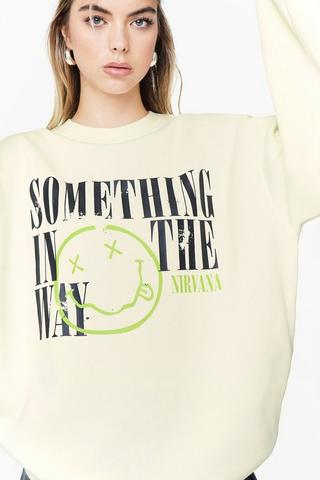 Nirvana Oversized Sweat Top