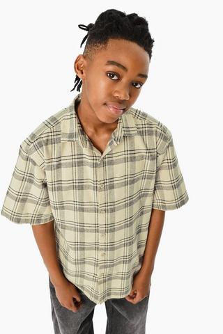 Check Short Sleeve Shirt