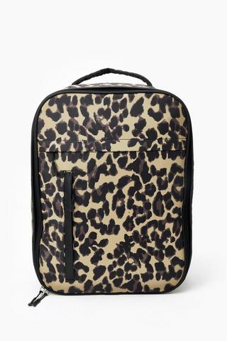 Leopard Print Backpack