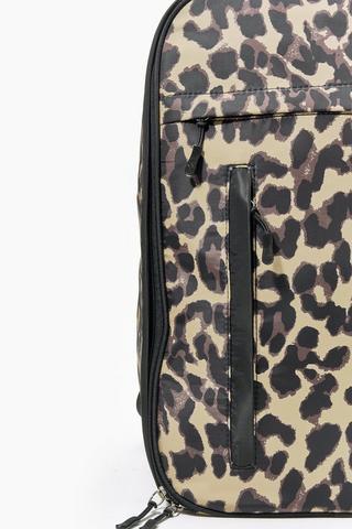 Leopard Print Backpack