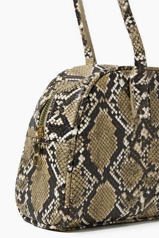 Snakeskin Shoulder Bag