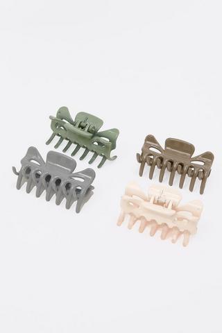 4 Pack Mini Hair Claw