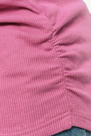Long Sleeve Side Ruch Top