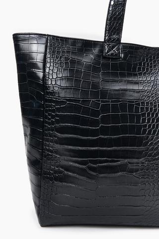 Crocodile Skin Tote Bag
