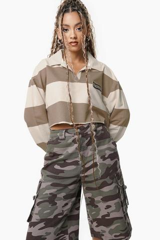 Stripe Long Sleeve Golfer