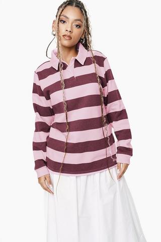 Oversized Stripe Golfer