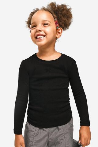 Long Sleeve Side Ruch Top