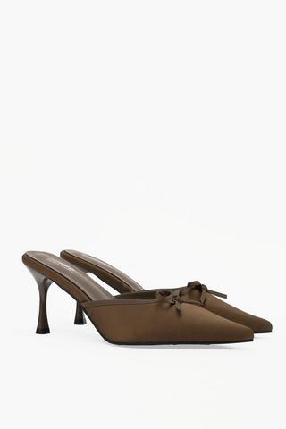 Satin Court Heel