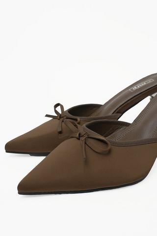 Satin Court Heel