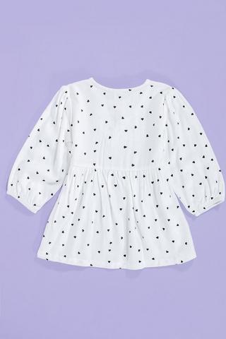 Bow Long Sleeve Fit And Flare Dress