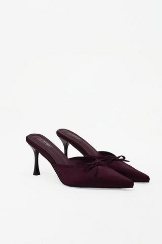 Satin Court Heel